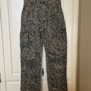 Zara Paisley Cargos